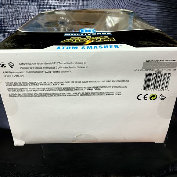 DC Multiverse Black Adam Figure 12" Atom Smasher Adam, 1st Addition, NEW SEALED - Picture 10 of 10